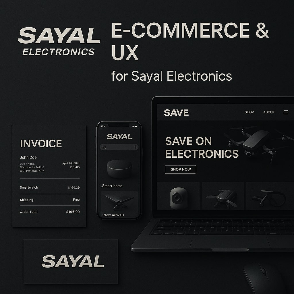 Sayal Electronics e-commerce and UX